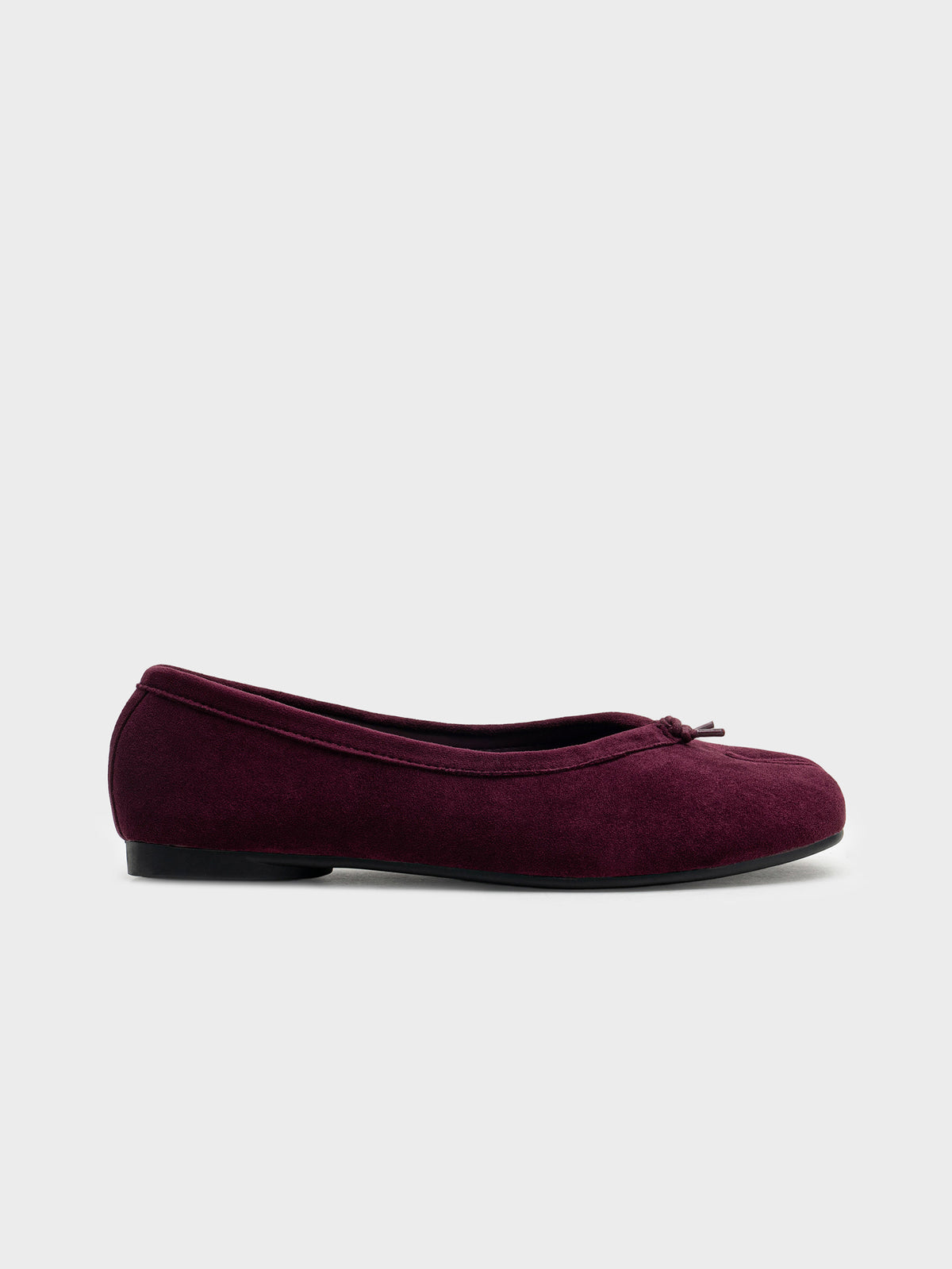BAILARINAS PLANAS TABI NUDO ANTELINA BURGUNDY