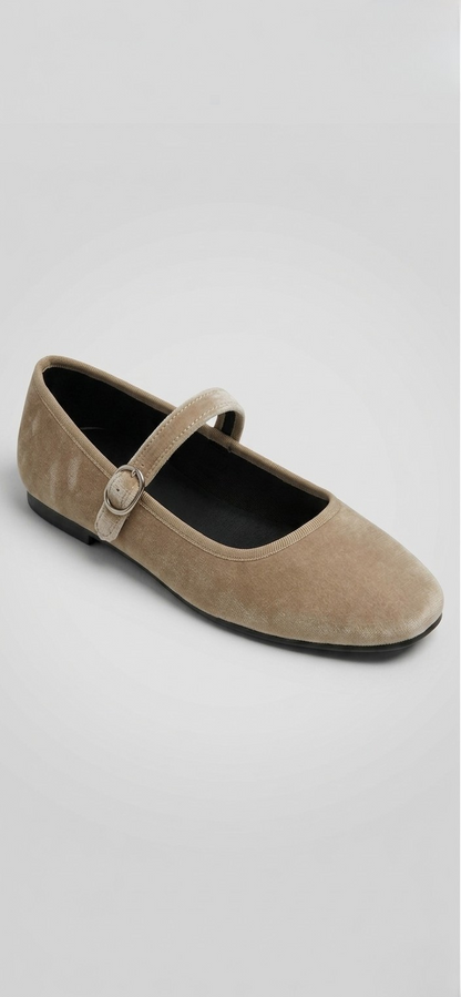 ZAPATO PLANO ZOE KHAKI