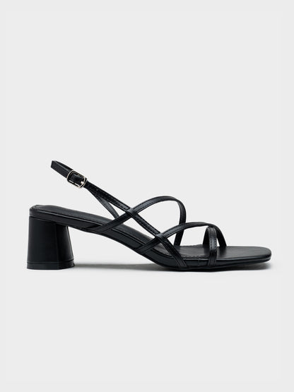 SANDALIA TACON DOLORES BLACK