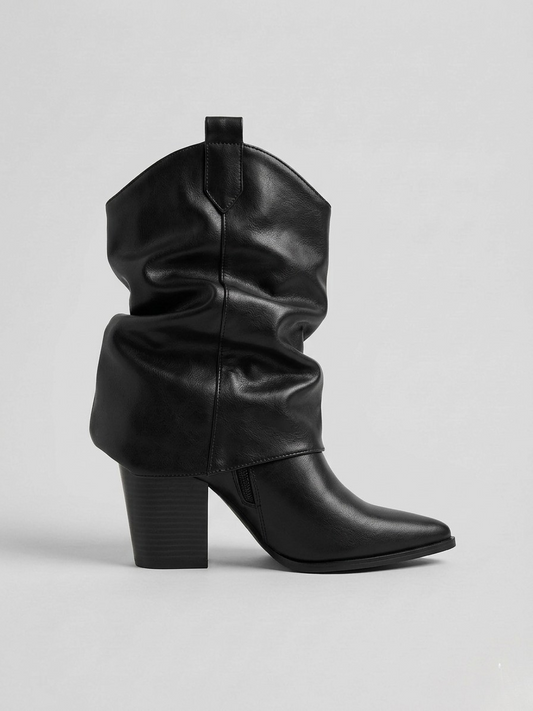 BOTIN POLAINA COWBOY BLACK