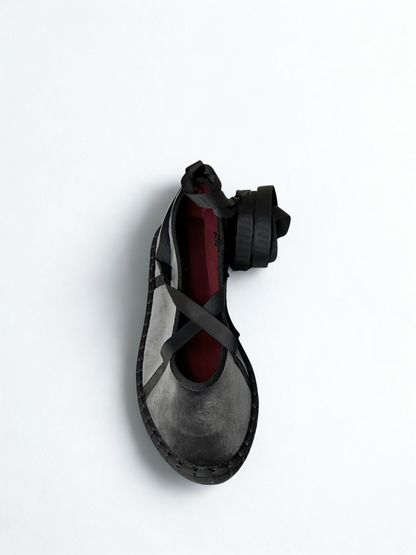 MERCEDITAS CARMEN CINTA TERCIOPELO GRIS