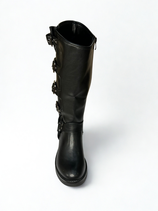 BOTA BIKER NURIA NEGRO