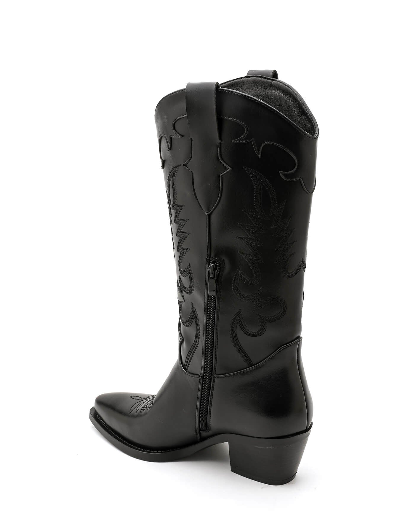 BOTA COWBOY BORDADO BLACK