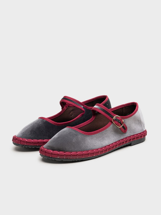 MERCEDITAS MIREIA TERCIOPELO GREY