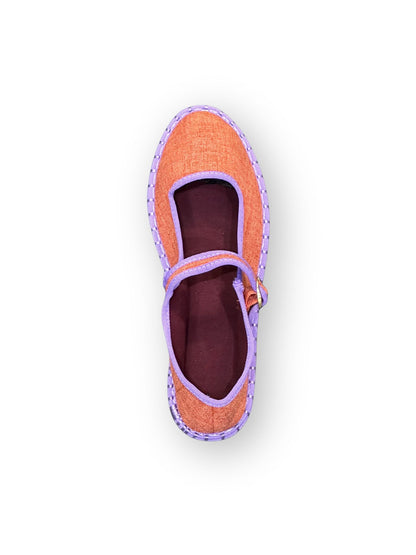 MERCEDITAS TAMARA TEXTIL ORANGE/PURPLE