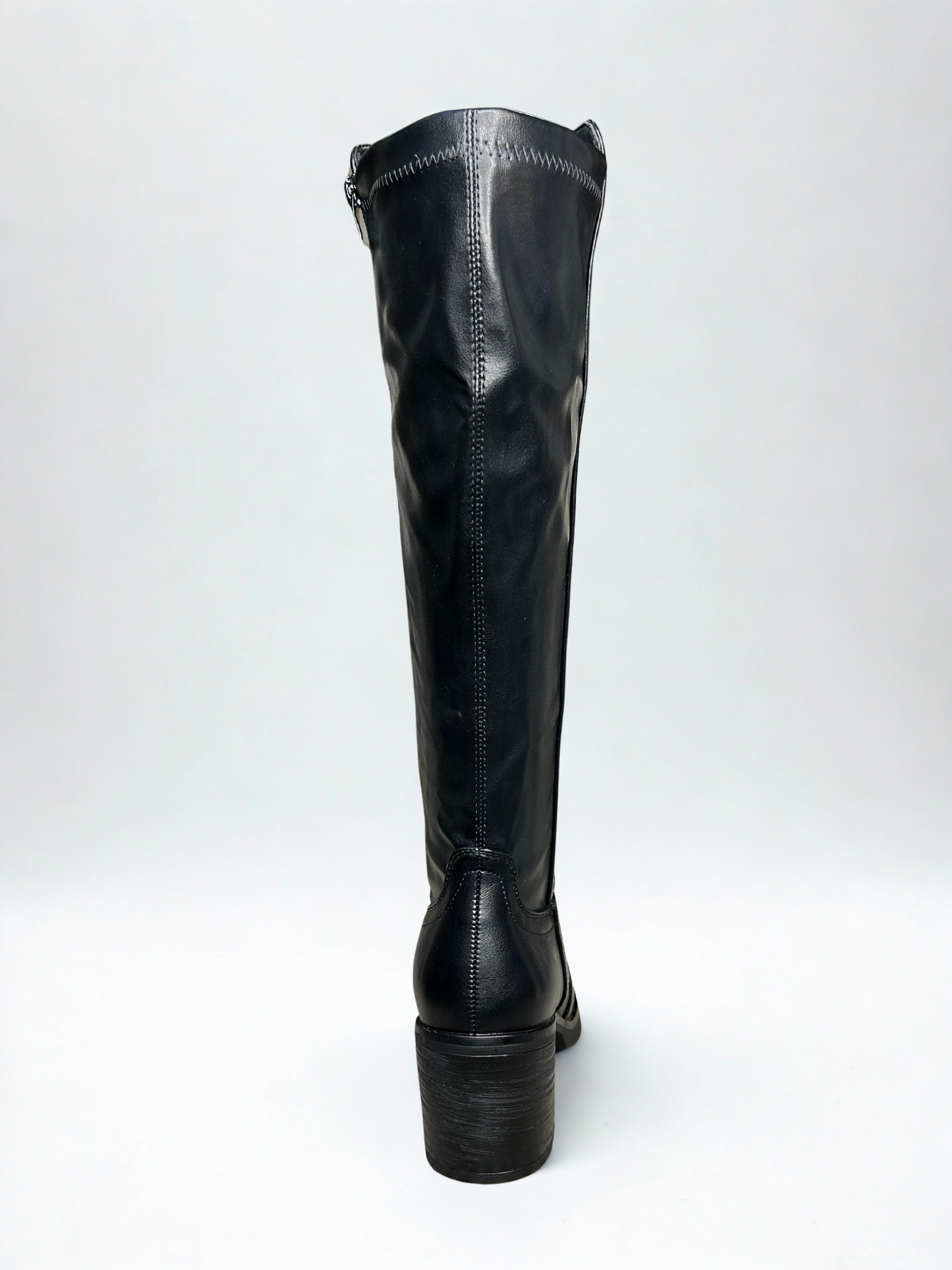 BOTA MANUELA ALTA TACÓN NEGRO