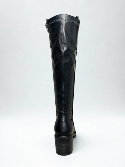 BOTA MANUELA ALTA TACÓN NEGRO