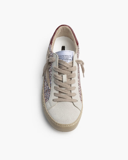ZAPATILLAS SNEAKER RAYO BRILLO ROSA