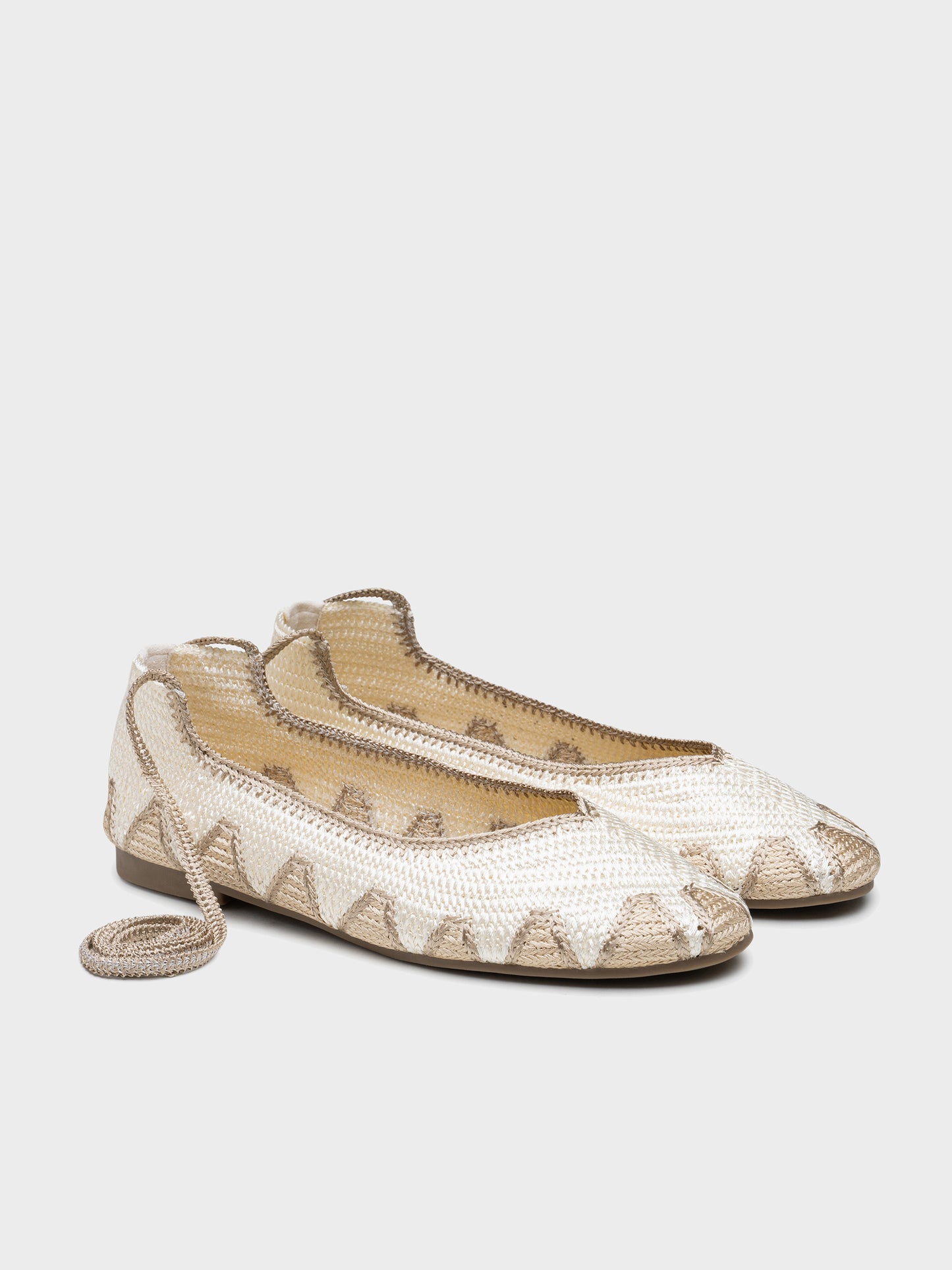 MERCEDITAS CROCHET ROMANA BEIGE