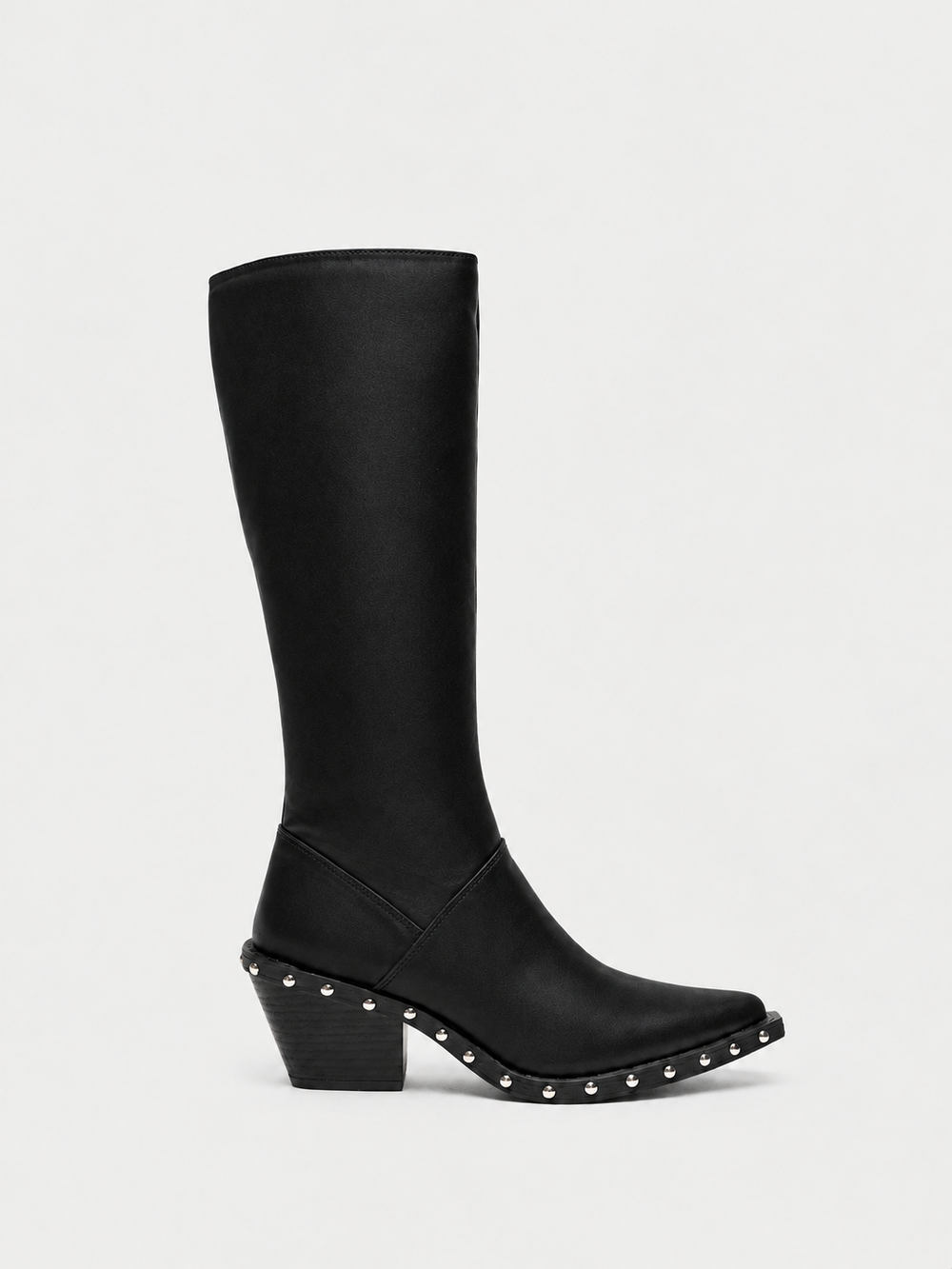 BOTA ALTA TACHUELAS PAULA BLACK