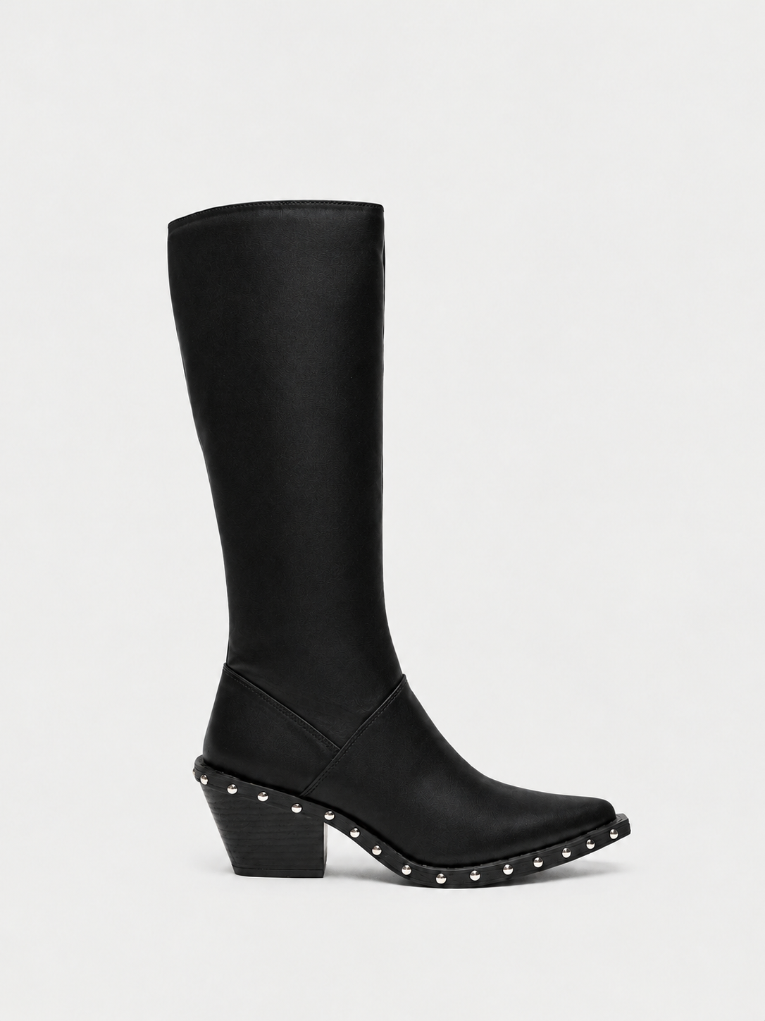 BOTA ALTA TACHUELAS PAULA BLACK