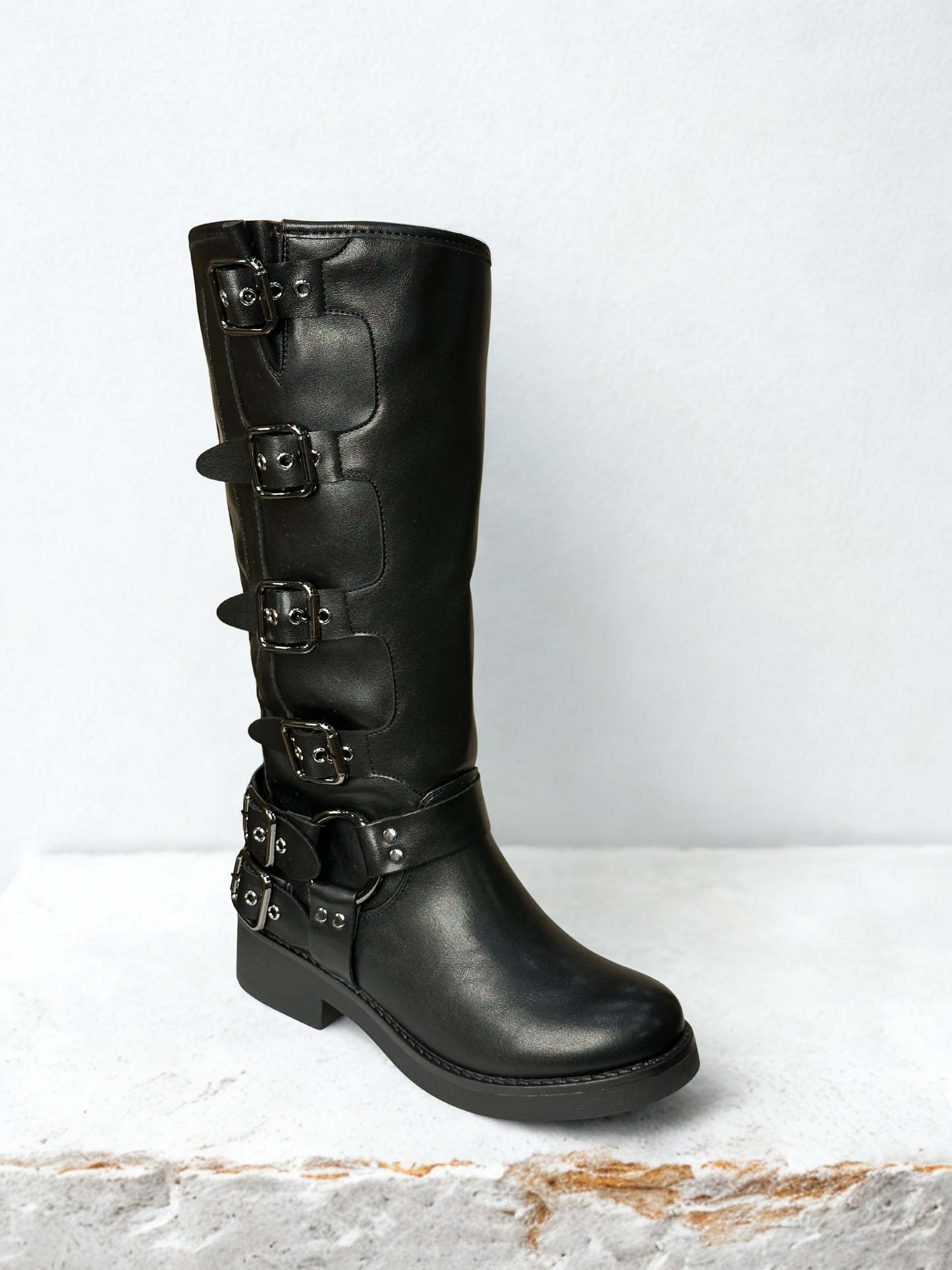 BOTA BIKER NURIA NEGRO
