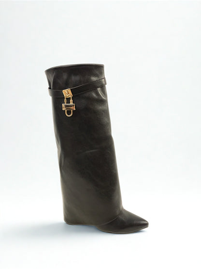 BOTA POLAINA ALICIA BLACK