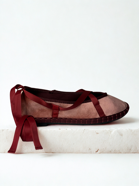 MERCEDITAS CARMEN CINTA TERCIOPELO ROSA