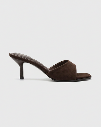 SANDALIA TACON MULE ANTELINA BROWN