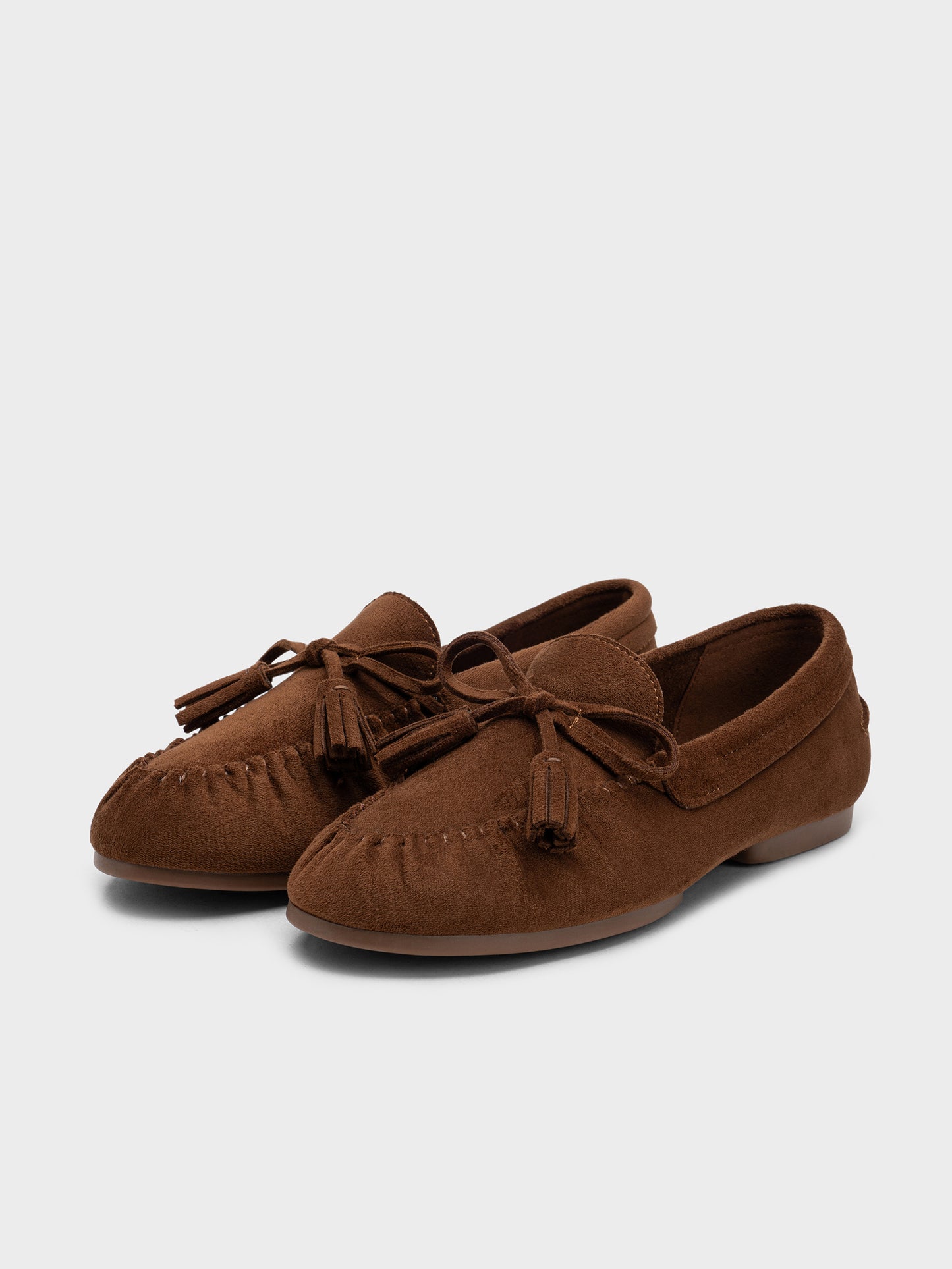 MOCASIN ARRUGADO BORLAS COGNAC