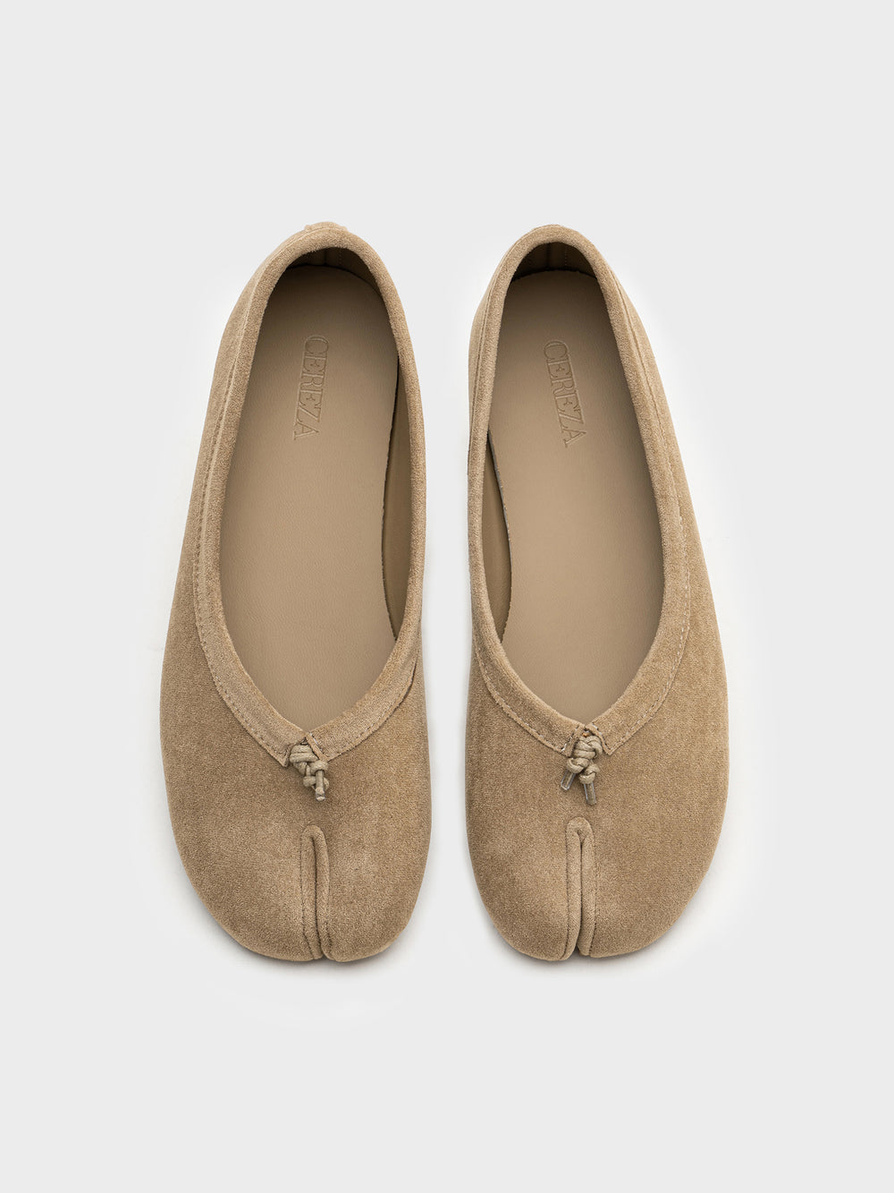BAILARINAS PLANAS TABI NUDO ANTELINA KHAKI