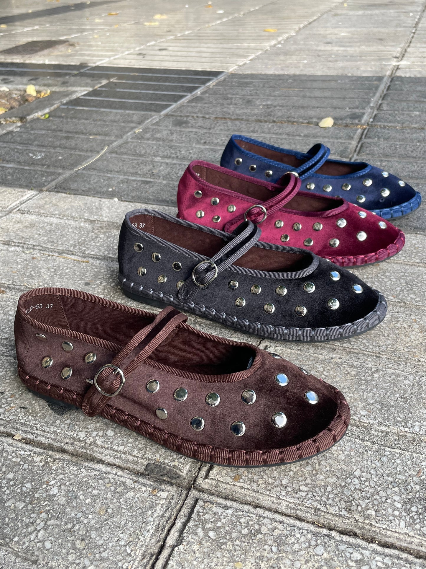 MERCEDITAS NAYLA TACHUELAS BLUE