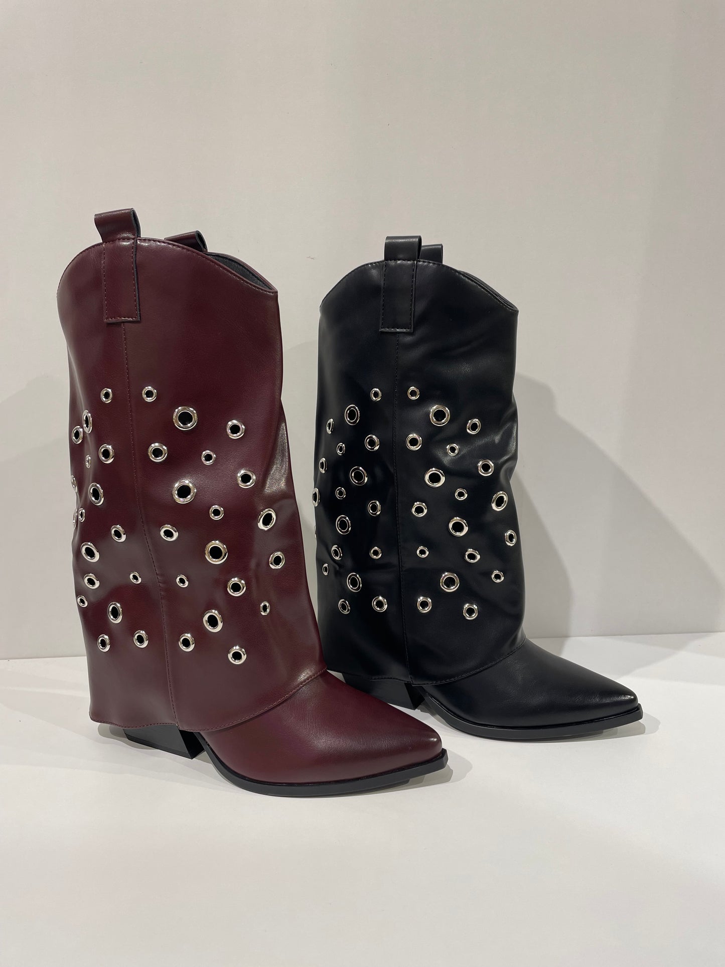 BOTA CAMILA POLAINA OJALES WINE RED