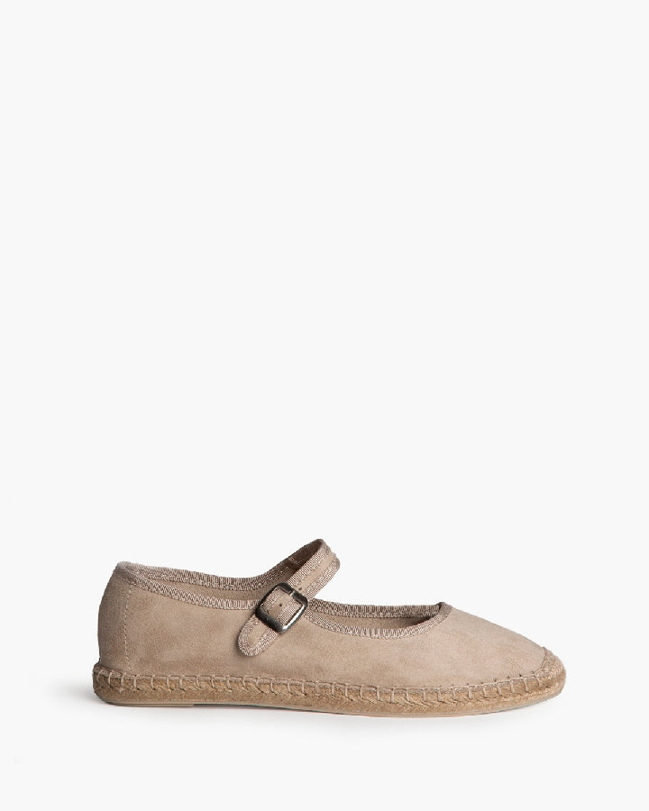 ALPARGATA MERCEDITAS YUTE TAUPE