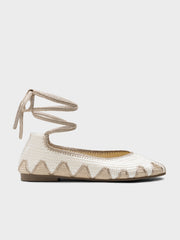 MERCEDITAS CROCHET ROMANA BEIGE