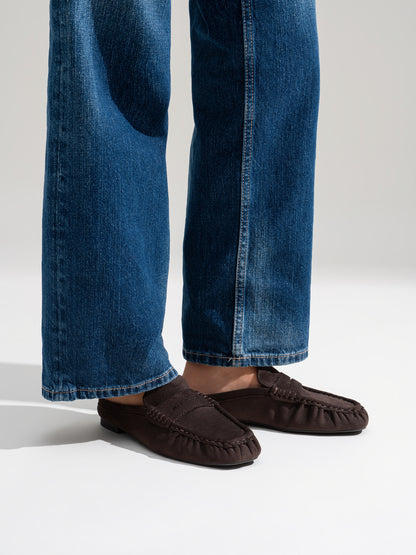 MOCASIN MULE ANTELINA BROWN