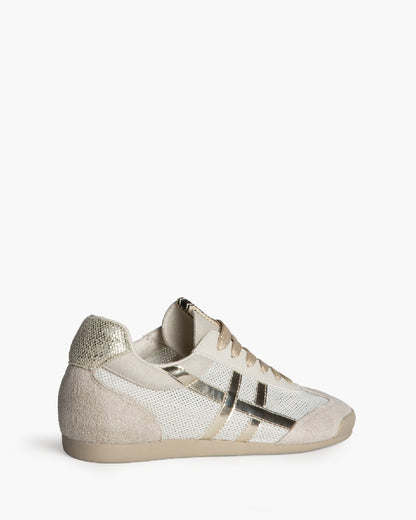 ZAPATILLAS RETRO CALADA PLATINO