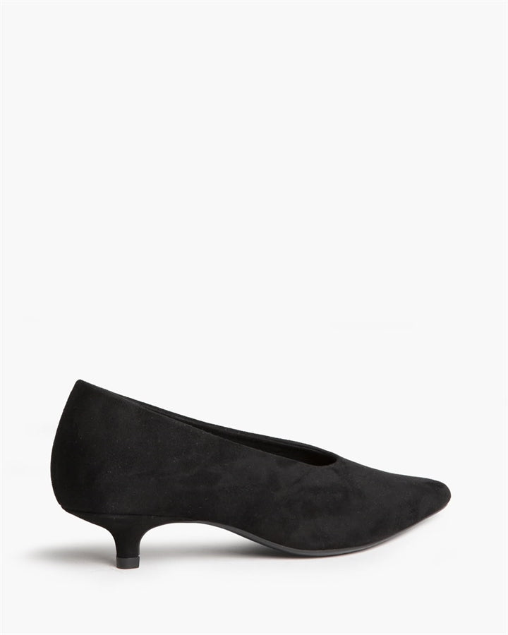 ZAPATO SALON TACON KITTEN ANTELINA NEGRO