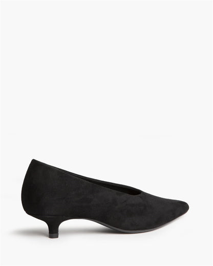 ZAPATO SALON TACON KITTEN ANTELINA NEGRO