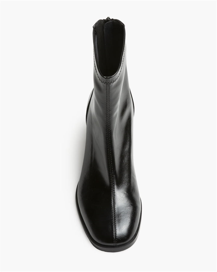 BOTÍN TACON CUADRADO CO ELASTICO NEGRO