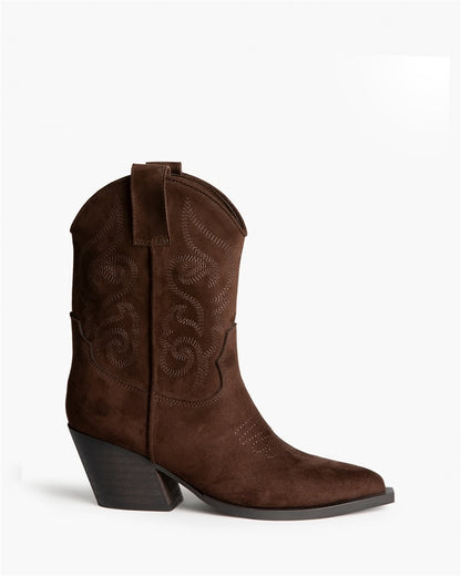BOTIN COWBOY BORDADO NASH CAFE