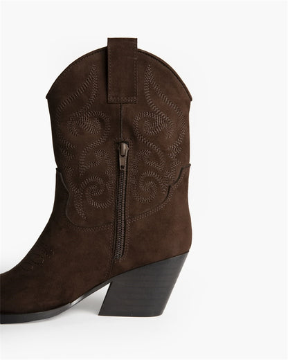 BOTIN COWBOY BORDADO NASH CAFE