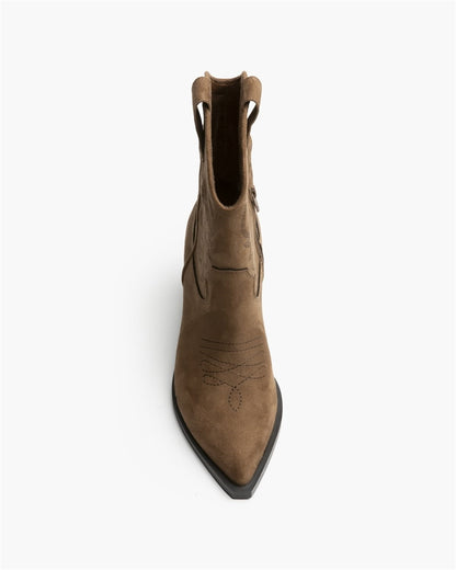 BOTIN COWBOY BORDADO NASH CAMEL