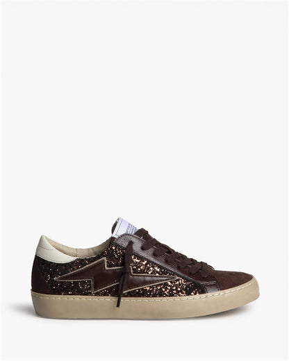 ZAPATILLAS RAYO BRILLO CAFE