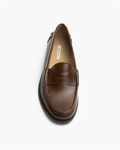 MOCASIN ANTIFAZ CLASSIC MARRON PU