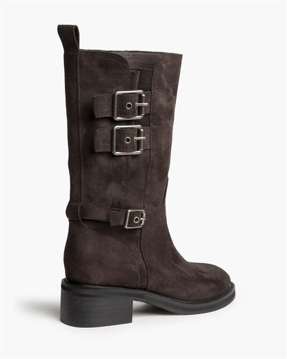 BOTA BIKER TRES CORREAS  CAFE