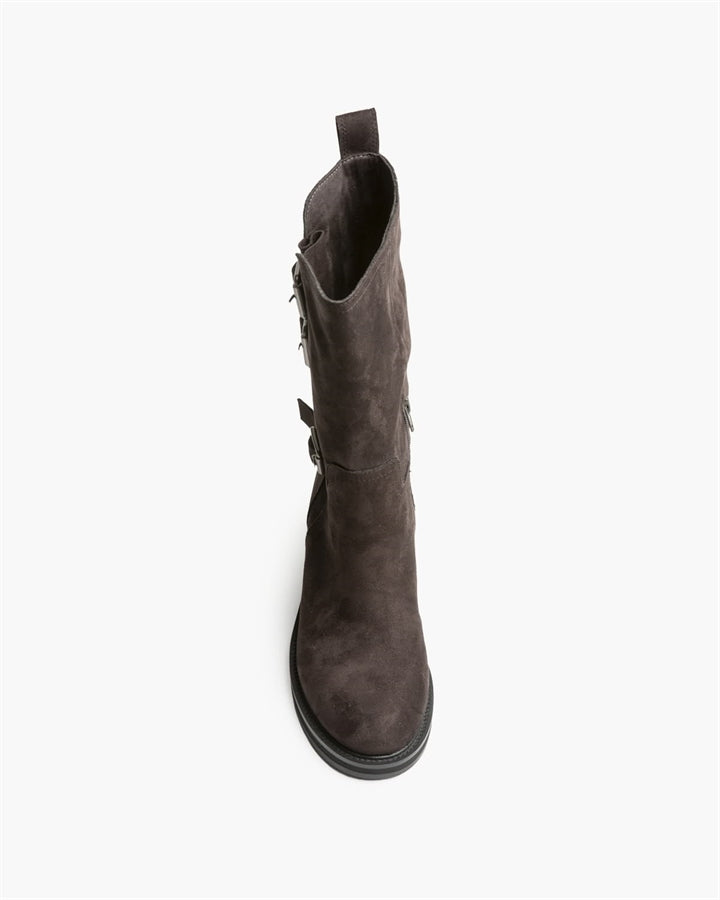 BOTA BIKER TRES CORREAS  CAFE