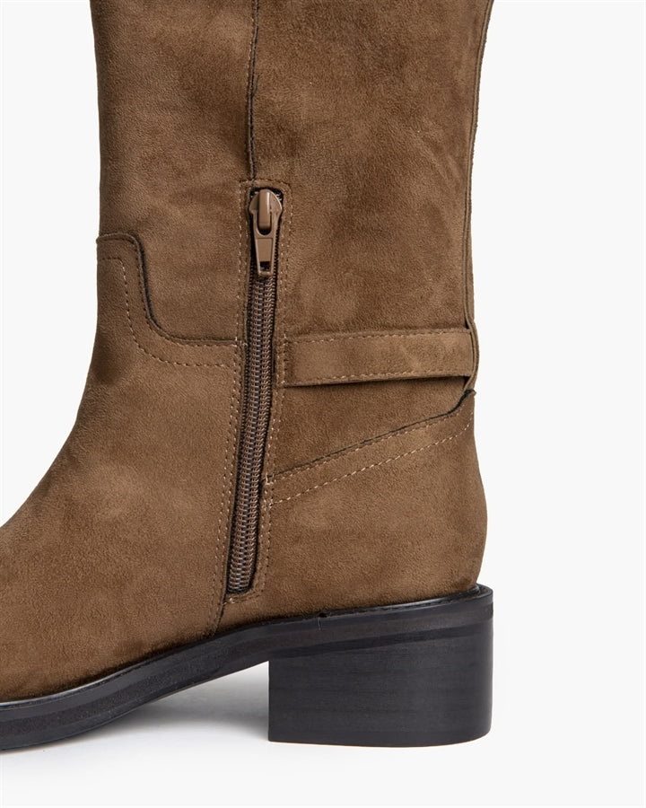BOTA BIKER TRES CORREAS CAMEL