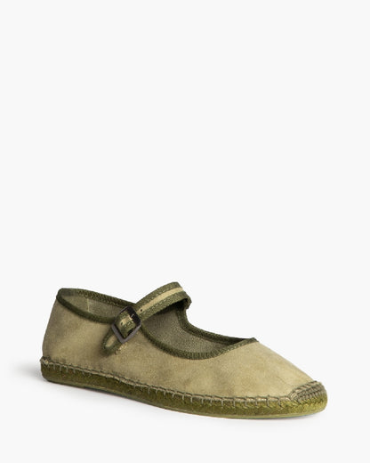 ALPARGATA MERCEDITAS YUTE VERDE