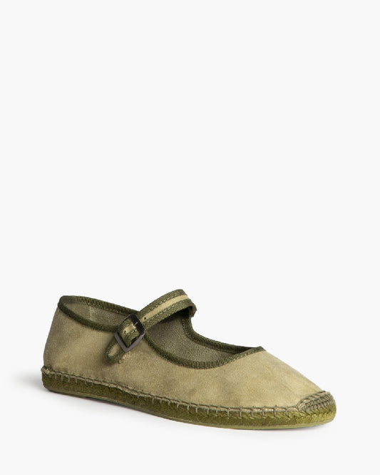 ALPARGATA MERCEDITAS YUTE VERDE