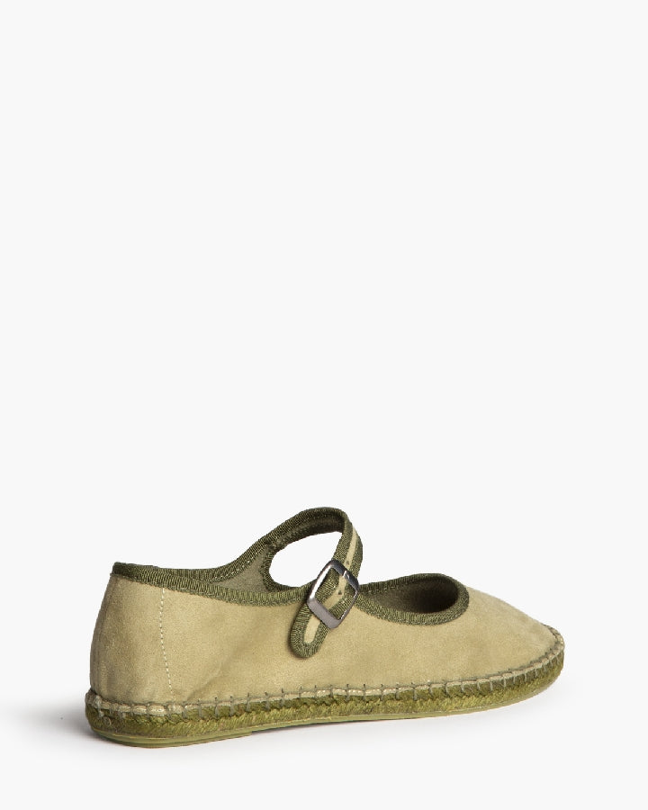 ALPARGATA MERCEDITAS YUTE VERDE
