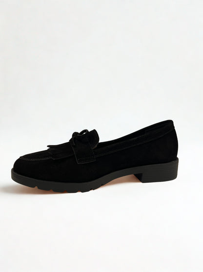 MOCASÍN BIGOTE ANTE PIEL BLACK