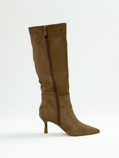 BOTA DIANA TACÓN ANTELINA KAKI