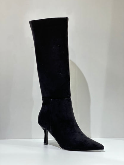 BOTA DIANA TACÓN KITTEN BLACK