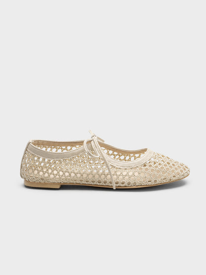 MERCEDITAS CALADAS RAFIA BEIGE
