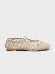 MERCEDITAS CALADAS RAFIA BEIGE