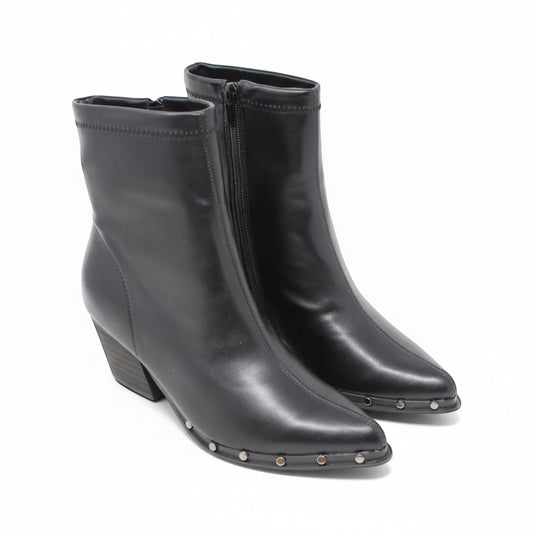 BOTÍN TACON TACHAS NEGRO