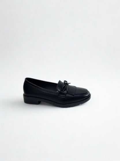 MOCASIN MALAK FLECOS NEGRO