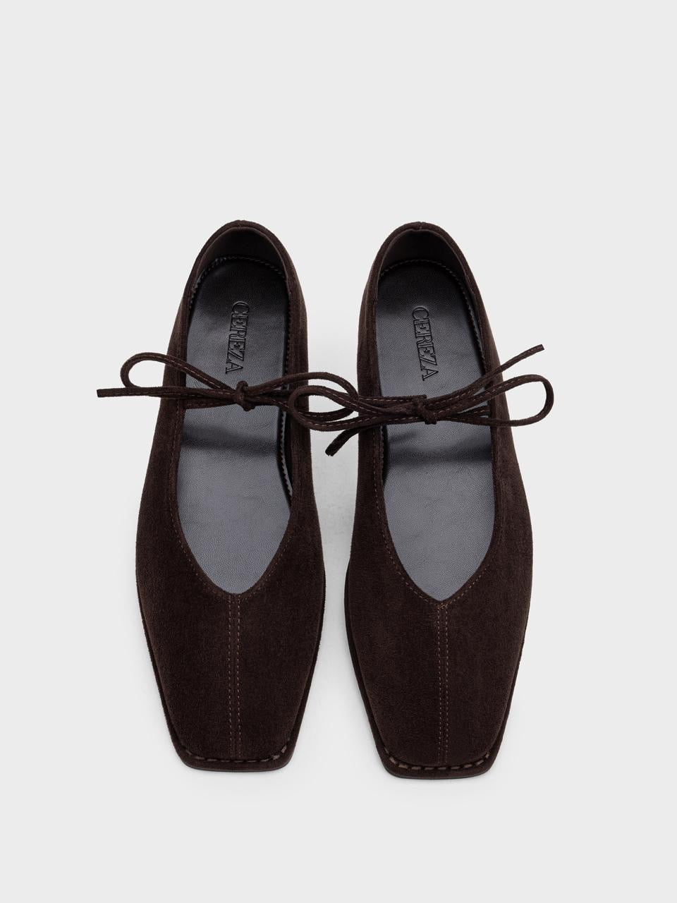 ZAPATO CORDONES PUNTA CUADRADA COFFEE