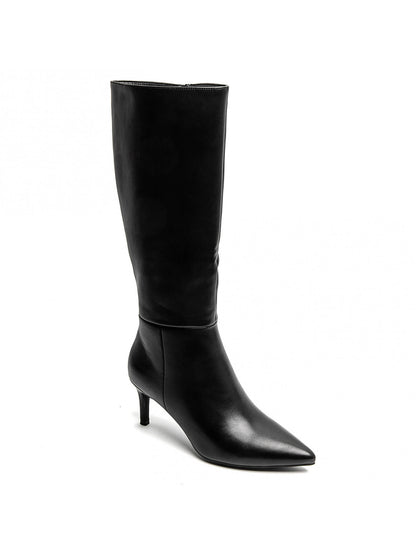 BOTA OLIVIA ALTA TACÓN KITTEN NEGRO